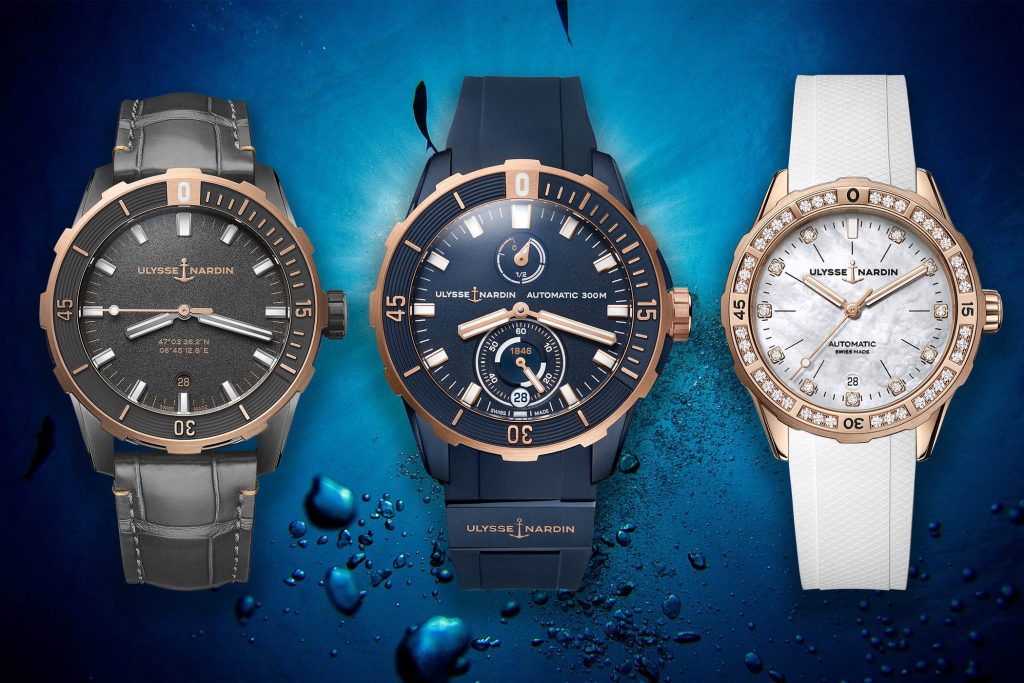 Đồng hồ Ulysse Nardin ra mắt Bộ sưu tập Diver Collection với 3 mẫu mới