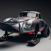 Nữ tay đua sẵn sàng chinh phục Nam Cực cùng Porsche 356A đời 1956 được độ bánh xích cực khủng